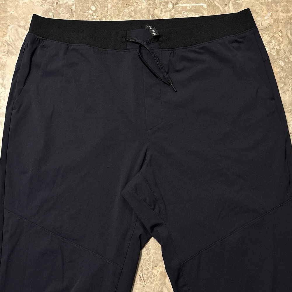 Ten Thousand Joggers Mens 2XL Black Active Life A-L 29" Gym Running Woven